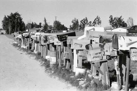 Mailboxes in Ramona
