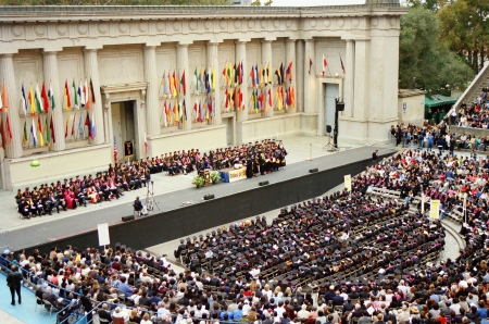 Graduation at UC Berkeley in 2003.