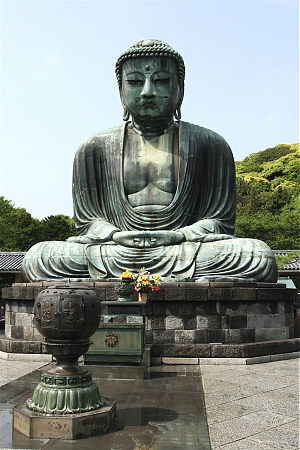 The large outdoor Buddha of Kamakura.