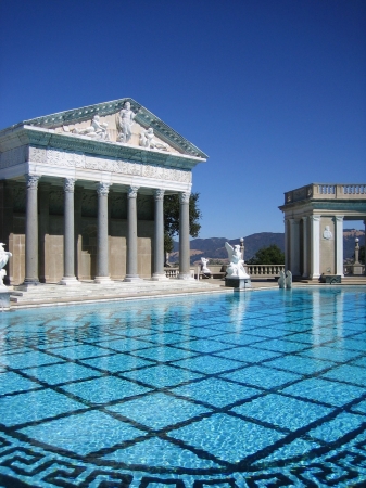 The Neptune Pool at Hearst Castle in California