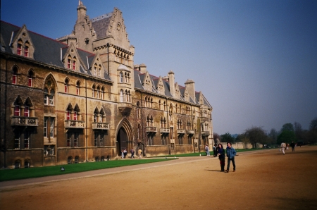 The Meadow Building of Christ Church at Oxford University, England.