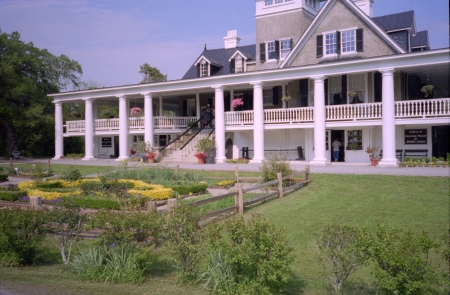 The Drayton family plantation house at Magnolia Gardens.