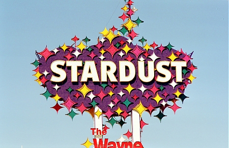 The historic Stardust resort and casino sign that used to reside in Las Vegas, Nevada.