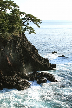 A morning view of the Pacific Ocean in Japan