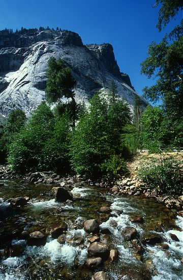 The Merced River in Yosemite Valley National Park