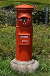 A Japanese letter drop container.