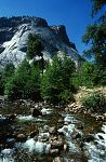 The Merced River in Yosemite Valley National Park